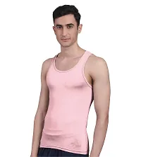 Freecultr Men's Twin Skin Bamboo Cotton Vest, Anti Microbial, Anti Odor, Breath tech Super Soft  Comfort Fit Inner wear (Pack of 2)-thumb2