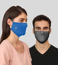 FREECULTR Unisex Bamboo Cloth Mask Anti Microbial Super Soft  Comfort Fit Headbound Fashionable Face Mask for Dust Protection-thumb1