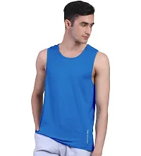 Freecultr Men's Twin Skin Bamboo Cotton Active Vest, Anti Microbial, Anti Odor, Breath tech Super Soft  Comfort Fit Inner wear (Pack of 3)-thumb1