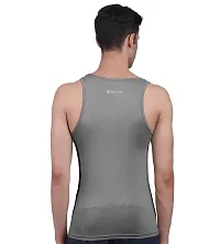 Freecultr Men's Twin Skin Bamboo Cotton Vest, Anti Microbial, Anti Odor, Breath tech Super Soft  Comfort Fit Inner wear (Pack of 2)-thumb4