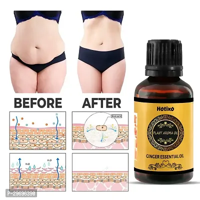 Natural Ginger Slimming Essential Oil Lifting Fat Burner Lose Weight Massage Spa Relieves Stress Oil 30Ml Pack Of-1-thumb3