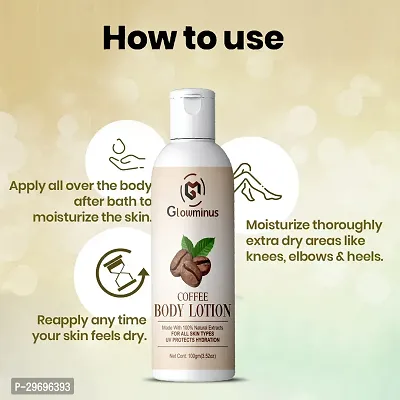 Natural Herbal Coffee Moisturising Body Lotion - 100 Ml-thumb3