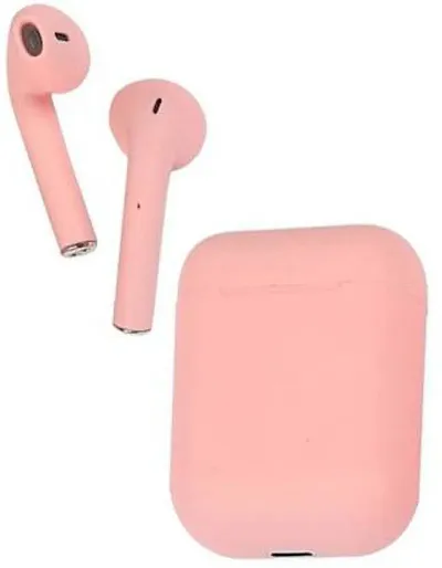 Stylish Peach Bluetooth Earbuds