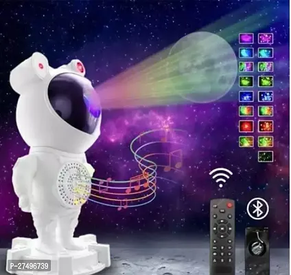 Astronaut Gelexy Projector Night Light with Music Bluetooth Speaker, Timer and Remote Control, 360deg;Adjustable Design, Nebula Starry Sky Moon Projection for Kids Bedroom Gaming Room Party Gifts-thumb0