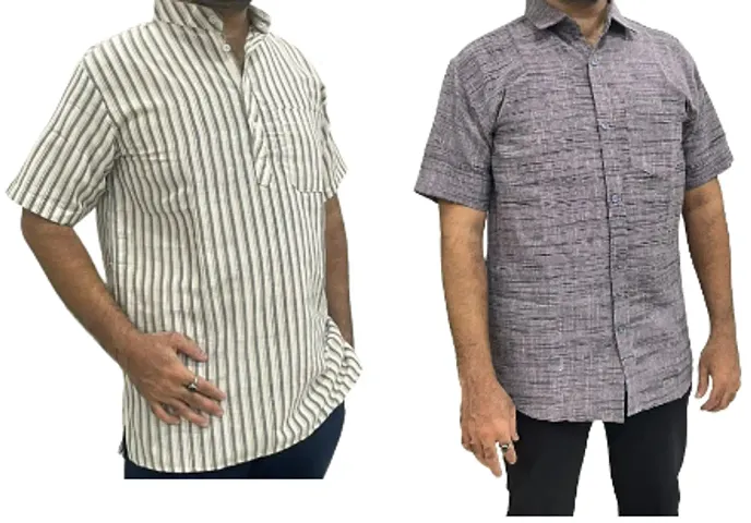 Best Selling Cotton Short Sleeves Casual Shirt 