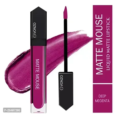 Vonzo Magenta Colour Liquid Matte Mousse Lipstick 6 Ml Deep Magnta