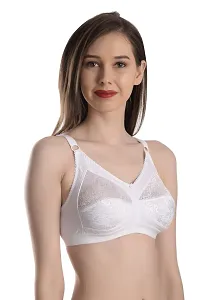 Soft Beauty Women?s Cotton Non Padded Wire Free Full Coverage Brazil Bra-thumb2