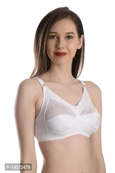 Soft Beauty Women?s Cotton Non Padded Wire Free Full Coverage Brazil Bra-thumb3