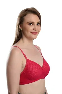 Soft Beauty Bra by SS Enterprises | Women's Cotton Self Padded Bra Non-Wired T-Shirt Bra-thumb3