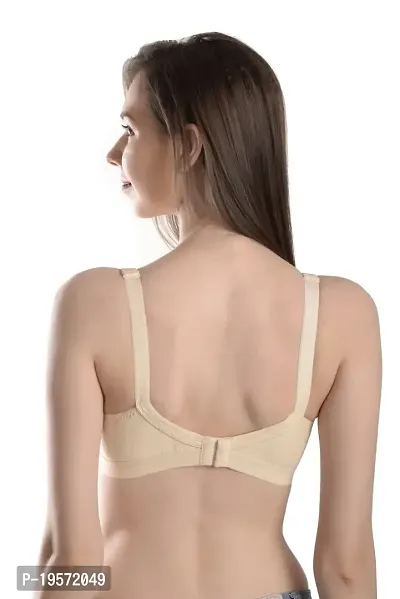 Soft Beauty Women?s Cotton Non Padded Wire Free Full Coverage Brazil Bra-thumb2