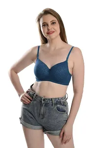 Soft Beauty Bra by SS Enterprises | Women's Cotton Self Padded Bra Non-Wired T-Shirt Bra-thumb1