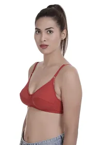 Soft Beauty Bra by SS Enterprises | Women's Perfecto Plus Size Soft Cotton Full Cup Everyday Non-Padded Sona Bra-thumb1