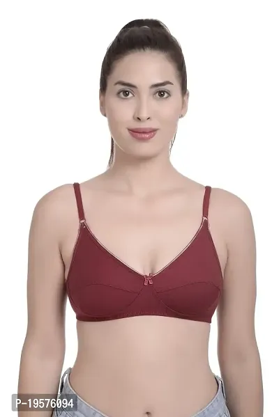 Buy Soft Beauty Bra by SS Enterprises  Women's Perfecto Plus Size Soft  Cotton Full Cup Everyday Non-Padded Sona Bra Online In India At Discounted  Prices