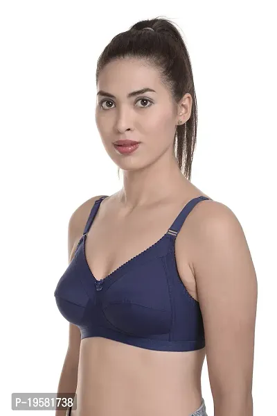 Soft Beauty Bra by SS Enterprises | Women's Cotton Hosiery Cuty Non Padded Bra-thumb2