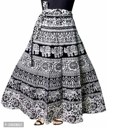 Stylish Cotton Printed Skirts For Women-thumb0