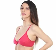 Front Open Bra Pack of 2 Red and Black Color-thumb3