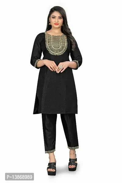 Stylish Fancy Silk Kurta With Bottom Wear Set For Women