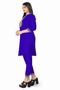 Stylish Fancy Silk Kurta With Bottom Wear Set For Women-thumb2