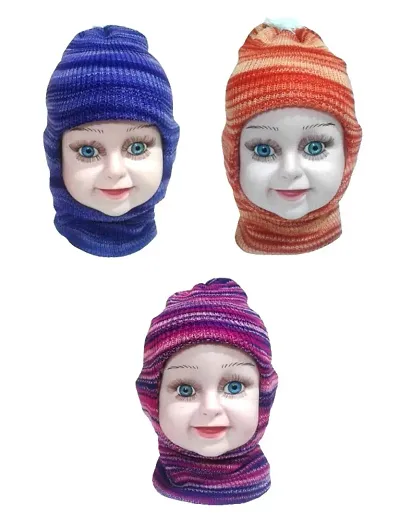 Kids Winter Wear Woolen Cap