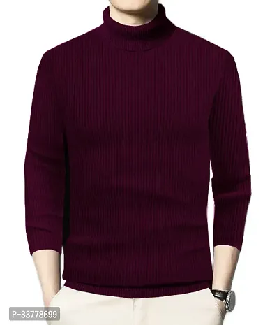 Stylish Wool Blend Sweatshirt for Men-thumb0