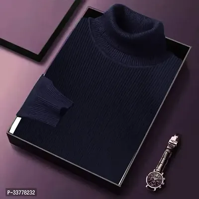 Stylish Wool Blend Sweatshirt for Men-thumb0