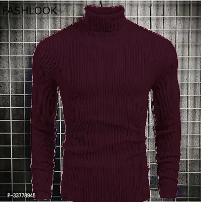 Stylish Wool Blend Sweatshirt for Men-thumb0