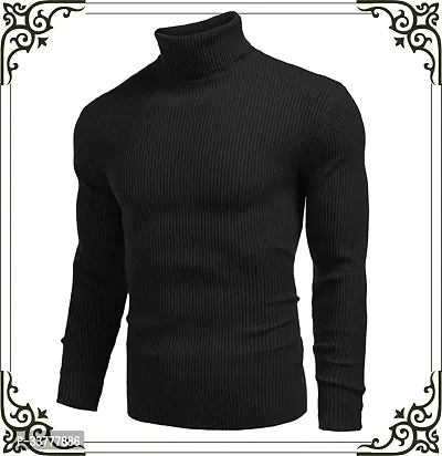 Stylish Wool Blend Sweatshirt for Men-thumb2