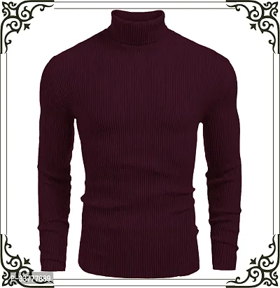 Stylish Wool Blend Sweatshirt for Men-thumb0