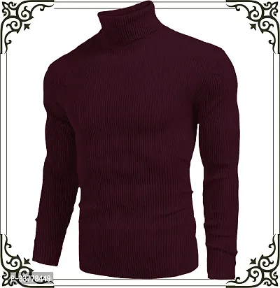 Stylish Wool Blend Sweatshirt for Men-thumb0