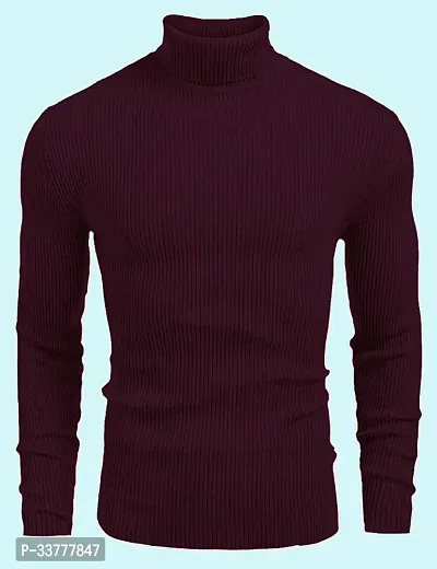 Stylish Wool Blend Sweatshirt for Men-thumb0