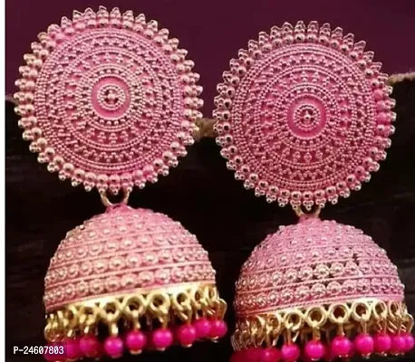 Stylish  Alloy  Jhumkas Earrings For Women