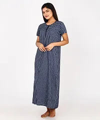 Classic Cotton Printed Maternity Night Gowns for Women-thumb2