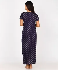 Classic Cotton Printed Maternity Night Gowns for Women-thumb3