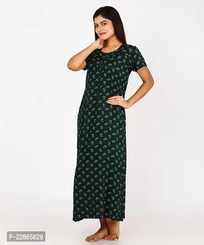 Classic Cotton Printed Maternity Night Gowns for Women-thumb3