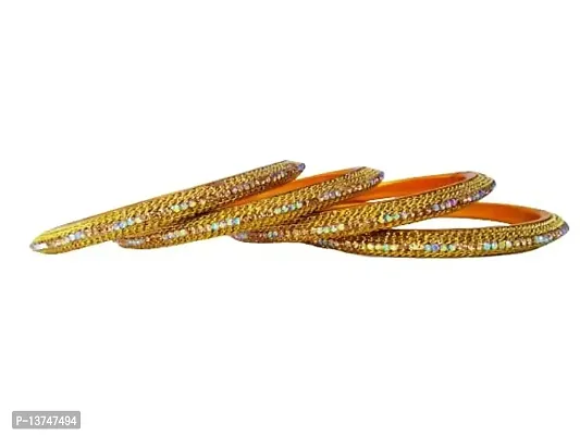 Traditional Bangles Kada for Women  Girls on Traditional  Festive Occasion Set of4.-thumb3