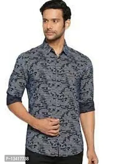 Reliable Cotton Printed Long Sleeves Casual Shirts For Men-thumb0