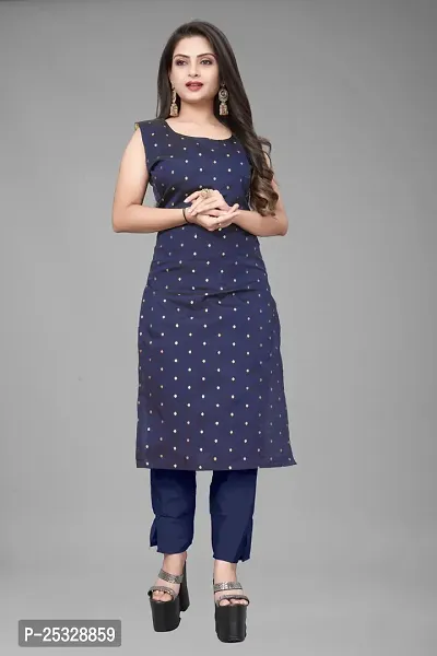 Fancy Jacquard Kurta Set For Women-thumb2