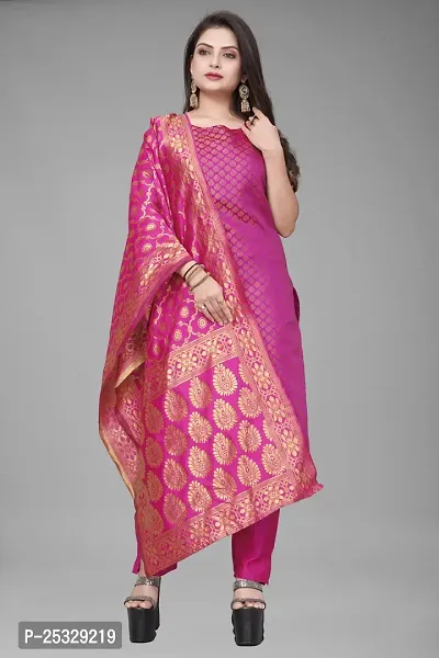 Fancy Jacquard Kurta Set For Women