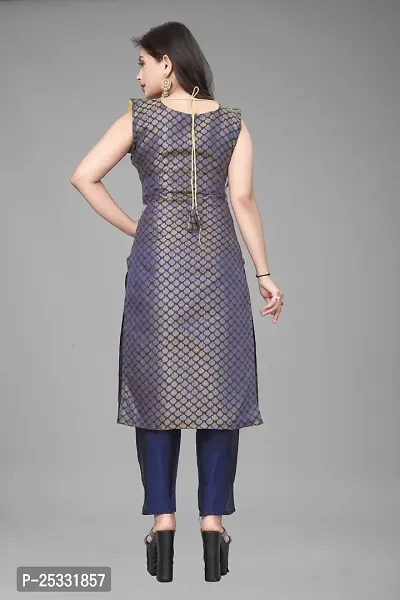 Fancy Jacquard Kurta Set For Women-thumb3