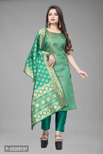 Fancy Jacquard Kurta Set For Women