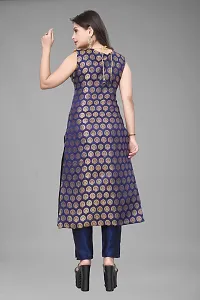 Fancy Jacquard Kurta Set For Women-thumb3