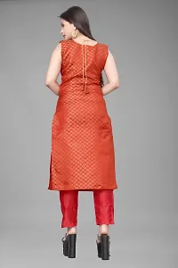 Fancy Jacquard Kurta Set For Women-thumb2