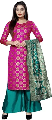 Festive Wear Jacquard Unstitched Dress Material