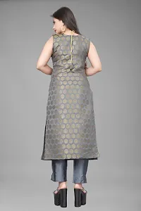 Fancy Jacquard Kurta Set For Women-thumb3