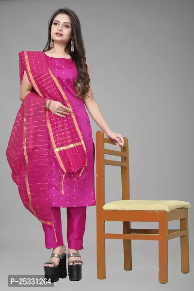 Fancy Jacquard Kurta Set For Women