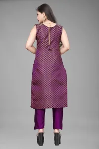 Fancy Jacquard Kurta Set For Women-thumb2