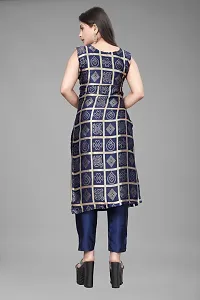 Fancy Jacquard Kurta Set For Women-thumb3