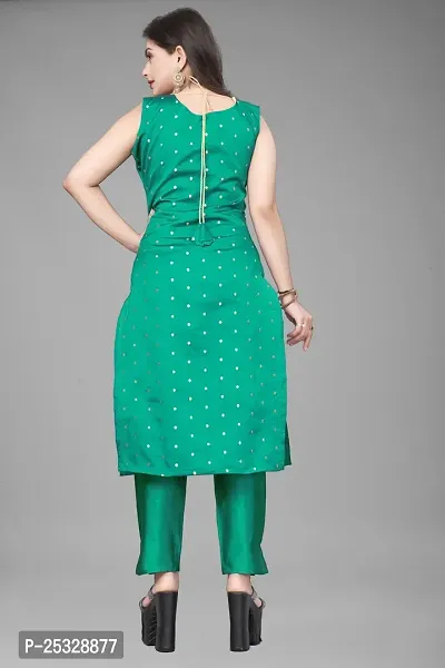 Fancy Jacquard Kurta Set For Women-thumb3