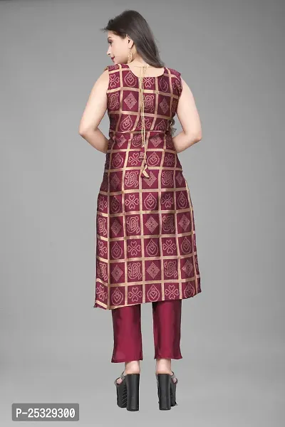 Fancy Jacquard Kurta Set For Women-thumb3