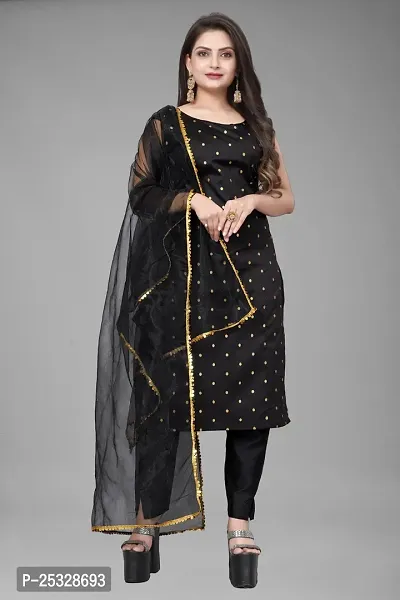 Fancy Jacquard Kurta Set For Women-thumb0